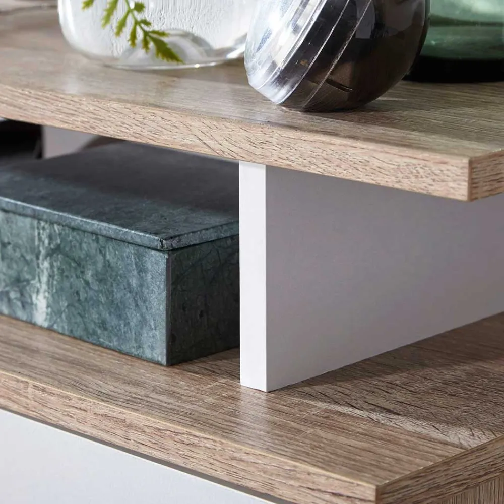 Wohnen Schuhschränke*80x95x24 Schuhkommode mit zwei Klappen & Schublade - Crimera