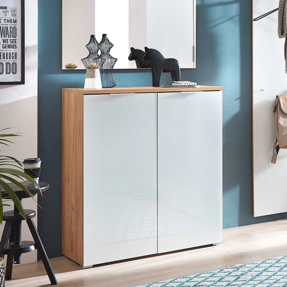 Wohnen Schuhschränke*89x104x40 Schuhschrank mit Doppeltür - Reestyl