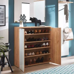 Wohnen Schuhschränke*89x104x40 Schuhschrank mit Doppeltür - Reestyl