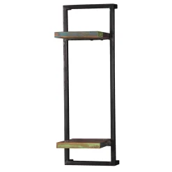 Wohnen 35x65x25 Shabby Wandregal mit 2 Böden - Jamaica