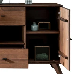 Wohnen Sideboards*180x75x40 Sideboard aus Kernbuche Braun - Malawi