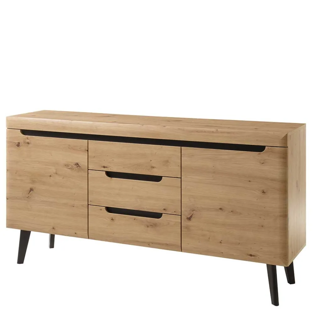 Wohnen Küchenschränke|Sideboards*160x83x40 Sideboard im Skandi Chic modern - Olcian