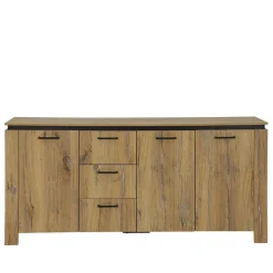 Wohnen 180x86x38 Sideboard in Zinneiche Optik - Traudarian