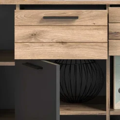 Wohnen Sideboards*180x87x40 Sideboard mit 2 Schubladen & 4 Türen - Lucios