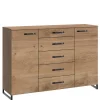 Wohnen 162x102x41 Sideboard mit 5 Schubladen & 2 Türen - Casai