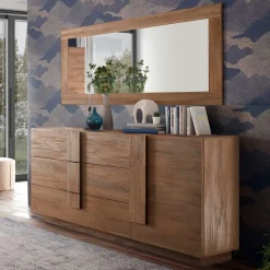 Wohnen 181x90x44 Sideboard mit sechs Schubladen & Tür - Basento