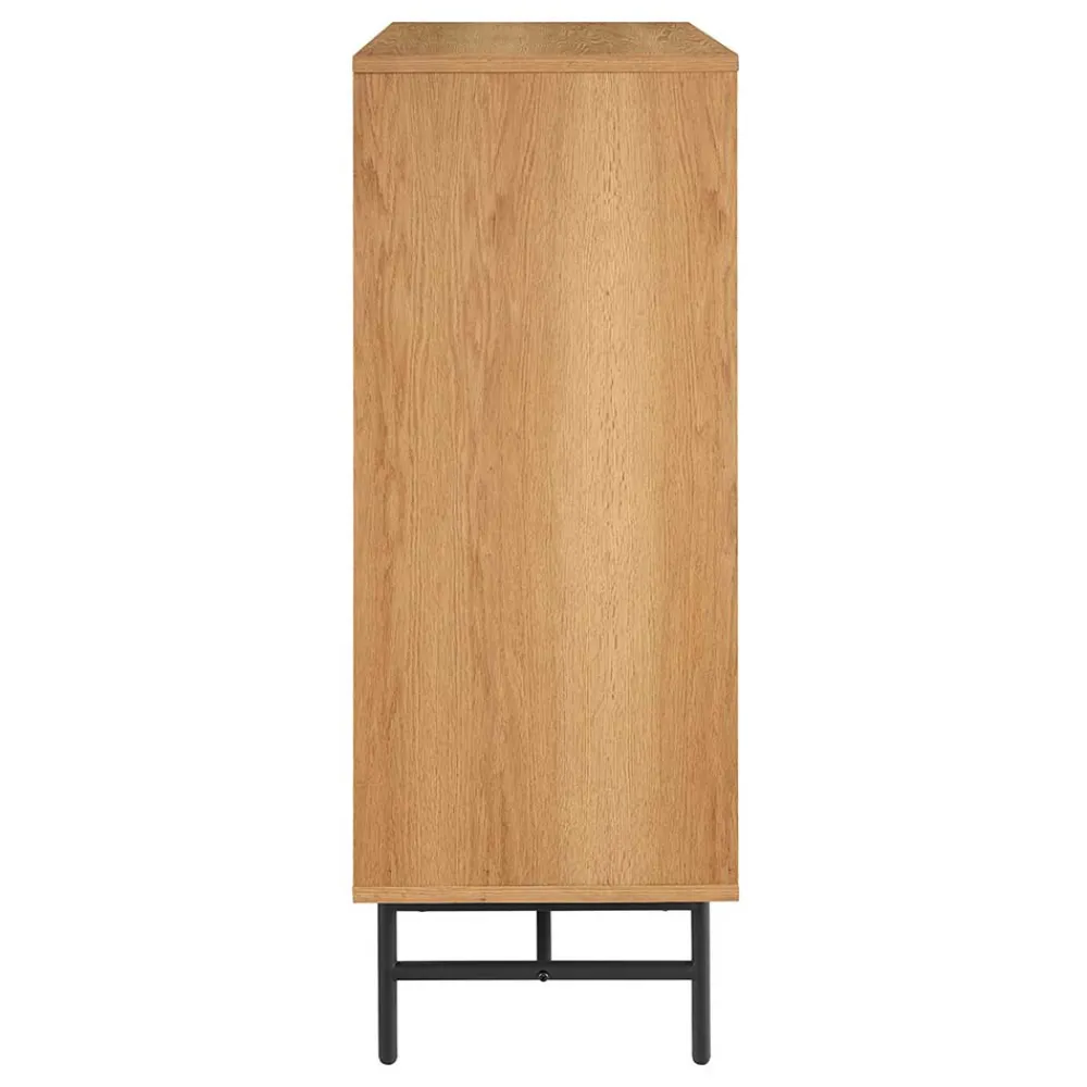 Wohnen 80x113x40 Skandi Hochkommode in Eiche - Piassona