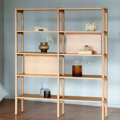 Wohnen Skandinavische Möbel|Wohnzimmer-Regale*140x166x36 Skandi Regal mit acht Fächern - Esman