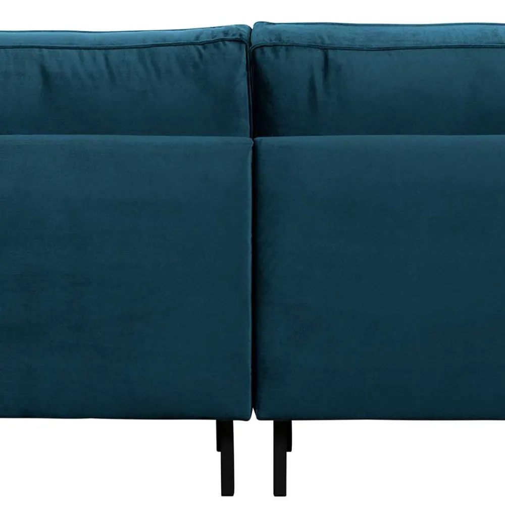 Wohnen Sofas|Sofa*275x83x88 Sofa mit blauem Bezug aus Samt - Cumagon