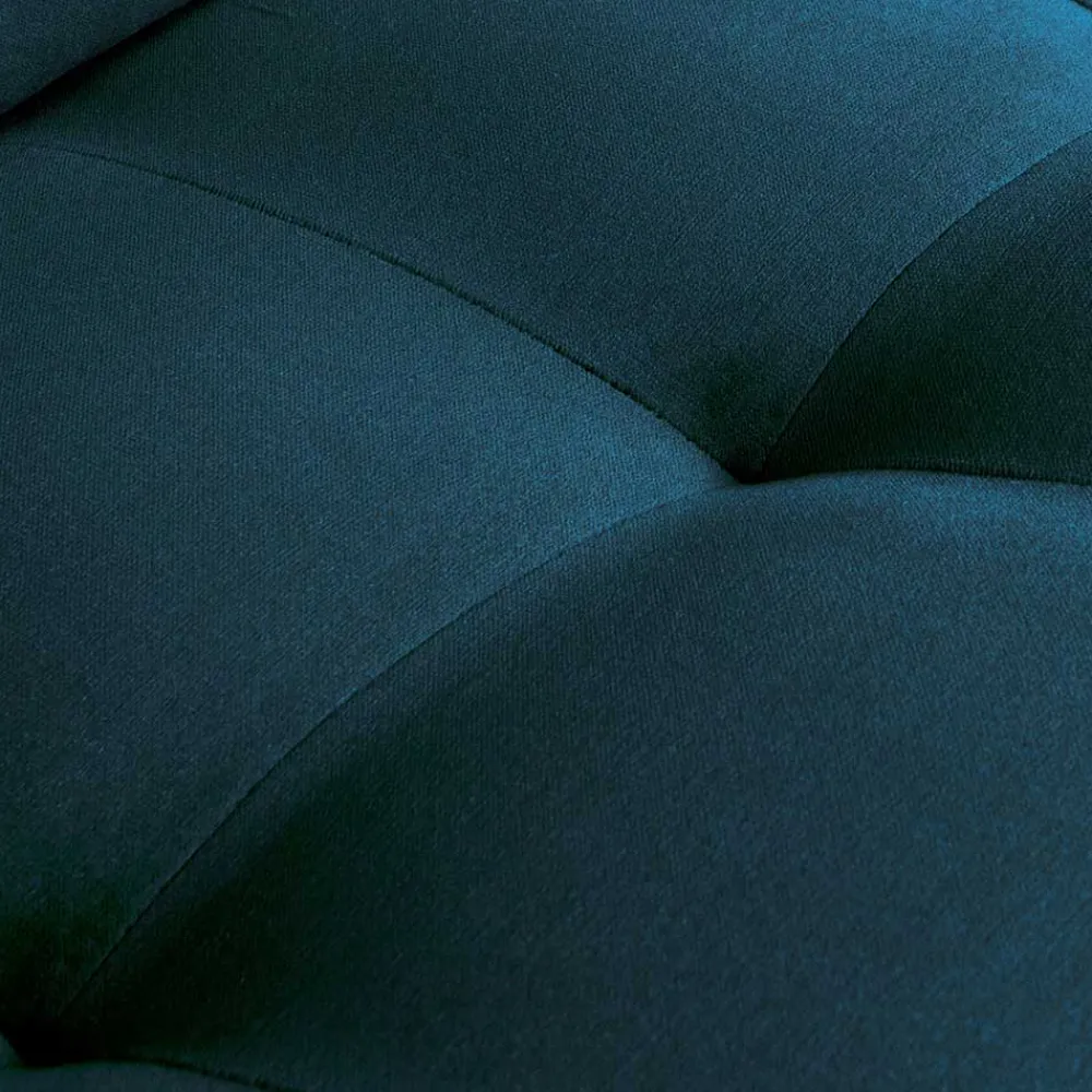 Wohnen Sofas|Sofa*275x83x88 Sofa mit blauem Bezug aus Samt - Cumagon