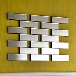 Wohnen 100x70x2 Spiegel in Ziegel Wand Design - Lennart