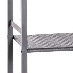 Wohnen Schuhschränke*40x137x28 Stahlregal in Grau pulverbeschichtet - Nadiola