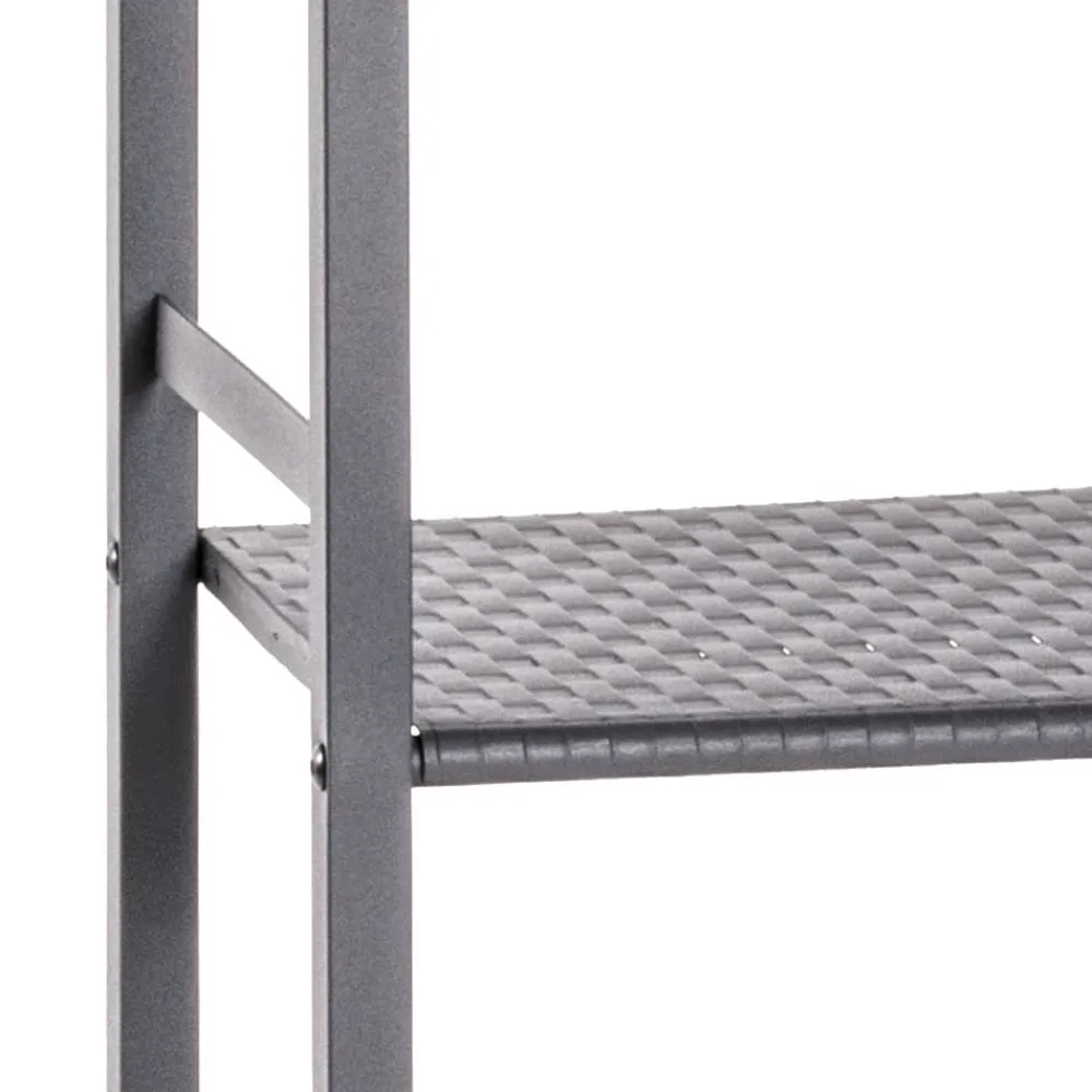 Wohnen Schuhschränke*40x137x28 Stahlregal in Grau pulverbeschichtet - Nadiola