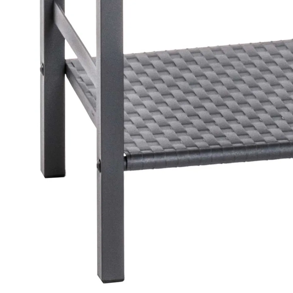 Wohnen Schuhschränke*40x137x28 Stahlregal in Grau pulverbeschichtet - Nadiola