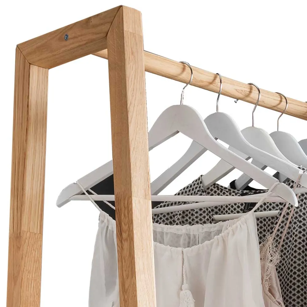 Wohnen 85x190x60 Standgarderobe mit zwei Schubladen - Rouge