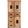Wohnen 90x180x40 Stauraum Schrank im Industrial Style - Eswan