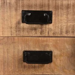 Wohnen 90x180x40 Stauraum Schrank im Industrial Style - Eswan