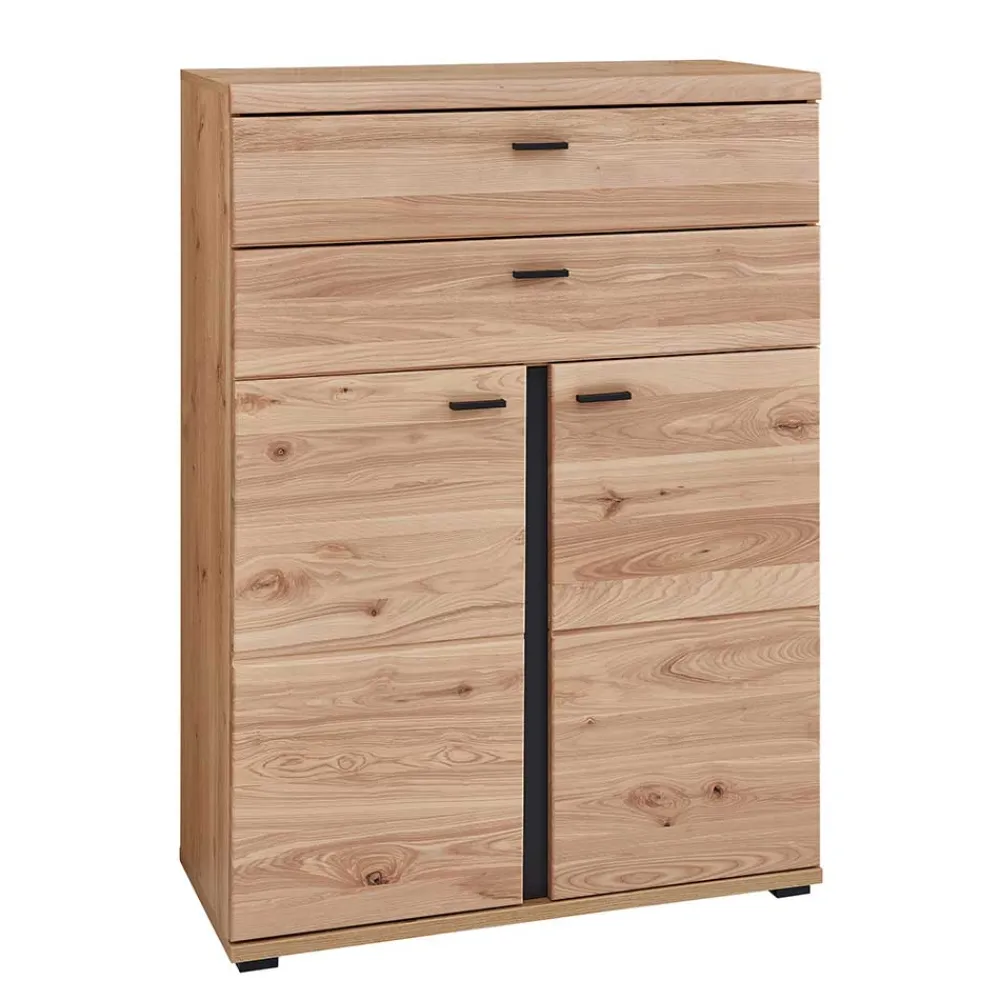 Wohnen Büroschränke*90x124x38 Teilmassiver Büroschrank modern - Emly