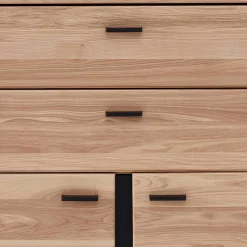 Wohnen Büroschränke*90x124x38 Teilmassiver Büroschrank modern - Emly