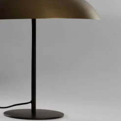 Wohnen 33x34x33 Tischleuchte im Pilz Design in Messing - Jaitur