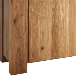 Wohnen Küchenschränke|Sideboards & Kommoden*130x8x45 Türen-Kommode aus geölter Wildeiche - Sympatia