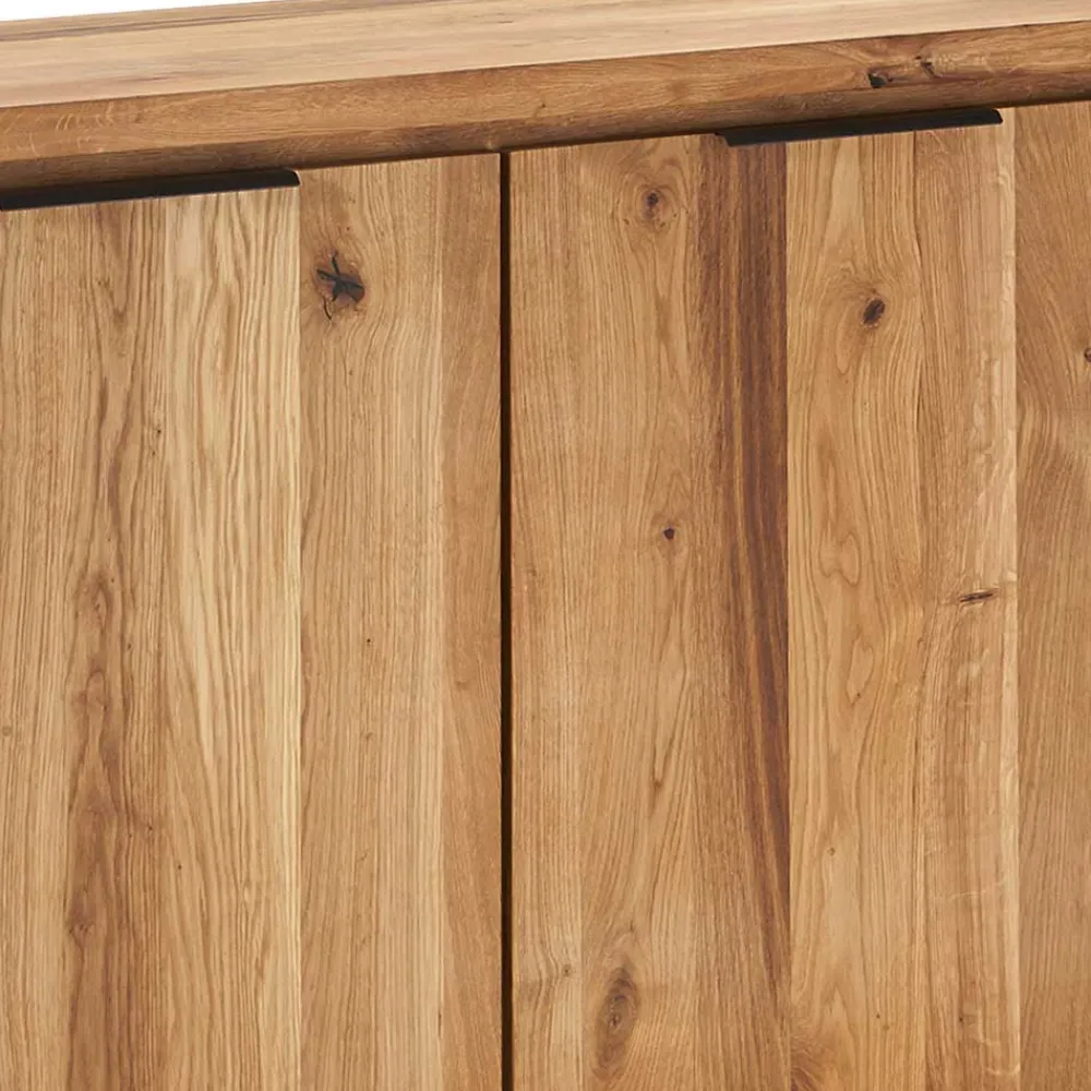 Wohnen Küchenschränke|Sideboards & Kommoden*130x8x45 Türen-Kommode aus geölter Wildeiche - Sympatia