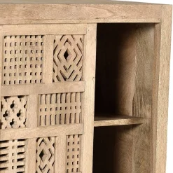 Wohnen 90x90x40 Türen-Kommode mit Ethno Flair - Valuta