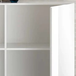 Wohnen 121x90x44 2-türige Kommode auf Sockel - Kerym