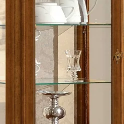 Wohnen 64x199x40 1-türige Vitrine im Italienischen Stil - Aciara