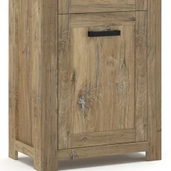 Wohnen Esszimmer-Vitrinen|Vitrinen*65x200x40 2-türige Vitrine in Eiche Dunkel - Fanos