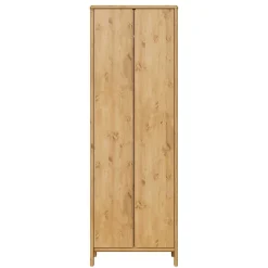 Wohnen 65x192x34 2-türiger Dielenschrank aus Kiefer - Etvina