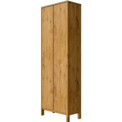 Wohnen 65x192x34 2-türiger Dielenschrank aus Kiefer - Etvina