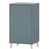 Wohnen 51x93x41 1-türiger Office Schrank in Petrol - Baiamare