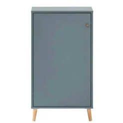 Wohnen 51x93x41 1-türiger Office Schrank in Petrol - Baiamare