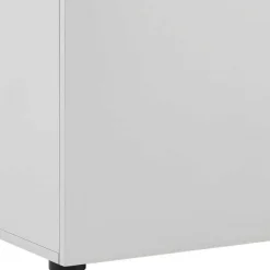 Wohnen Büroschränke*80x84x41 2-türiger Officeschrank in Lichtgrau - Bowsla