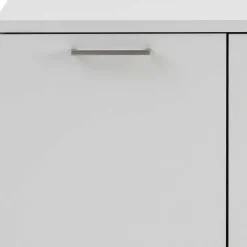 Wohnen Büroschränke*80x84x41 2-türiger Officeschrank in Lichtgrau - Bowsla