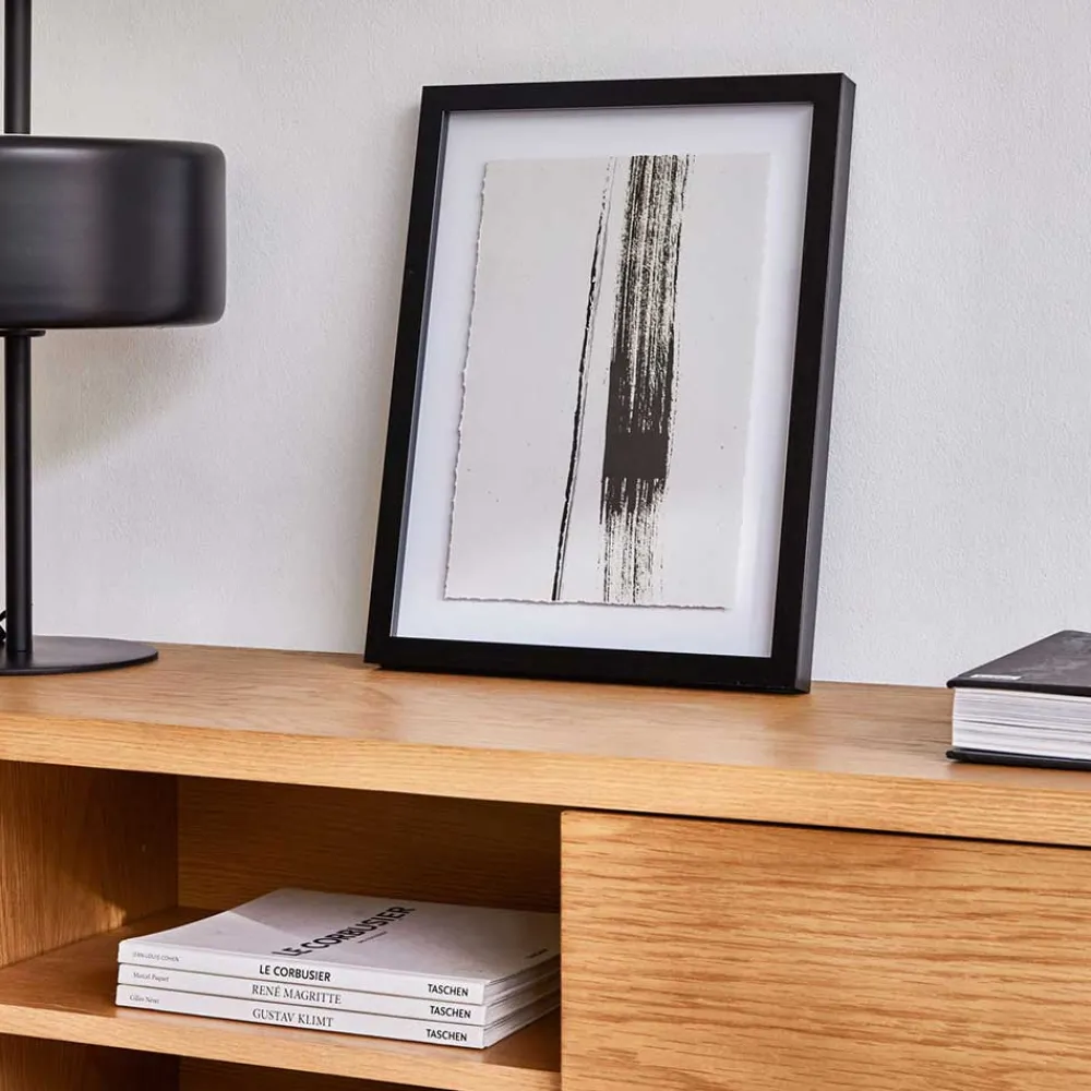 Wohnen 200x44x36 TV Board in Eiche Furnier - Elastian