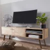 Wohnen 145x47x35 TV Lowboard aus Mango Massivholz - Geyco