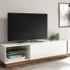 Wohnen Tv & Hifi-Möbel|Tv & Hifi-Möbel*188x46x40 TV Lowboard mit 2 Klappen - Myrda