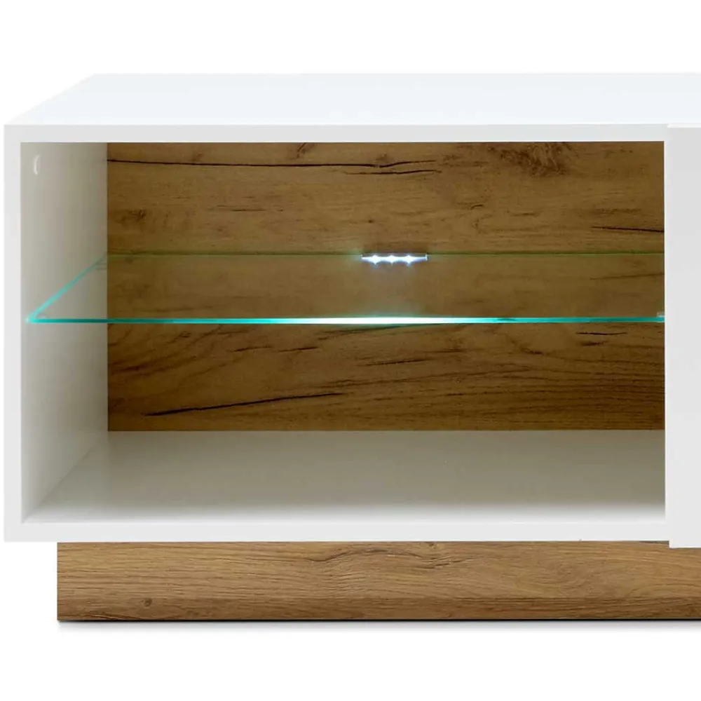 Wohnen Tv & Hifi-Möbel|Tv & Hifi-Möbel*188x46x40 TV Lowboard mit 2 Klappen - Myrda