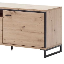 Wohnen Tv & Hifi-Möbel|Tv & Hifi-Möbel*183x60x50 TV Unterschrank in Eiche Holzoptik - Nikdus