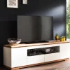 Wohnen Sideboards & Kommoden|Sideboards & Kommoden*202x54x40 TV Unterschrank in Weiß & Asteiche - Vangels
