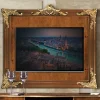 Wohnen 150x130x6 TV Wandpaneel im Itaiienischen Stil - Carlenna