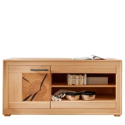 Wohnen Tv & Hifi-Möbel|Tv & Hifi-Möbel*130x62x46 TV-Board aus Kernbuche Massivholz - Sarosca