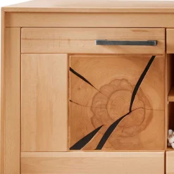 Wohnen Tv & Hifi-Möbel|Tv & Hifi-Möbel*130x62x46 TV-Board aus Kernbuche Massivholz - Sarosca