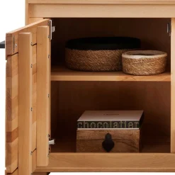 Wohnen Tv & Hifi-Möbel|Tv & Hifi-Möbel*130x62x46 TV-Board aus Kernbuche Massivholz - Sarosca