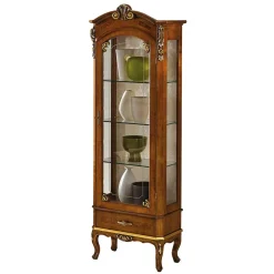 Wohnen Italienische Möbel|Esszimmer-Vitrinen*68x204x41 Vitrine im Italienischem Stil - Leonid