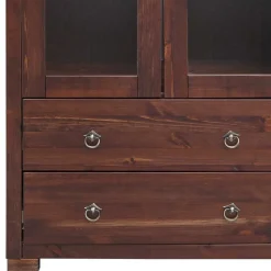 Wohnen Esszimmer-Vitrinen*80x178x40 Vitrine mit 2 Schubladen - Luvin