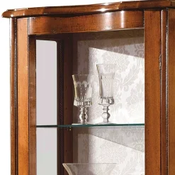 Wohnen Esszimmer-Vitrinen|Italienische Möbel*31x175x60 Vitrinenschrank im Italienischem Stil - Venerdina