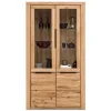 Wohnen 108x199,5x40 Vitrinenschrank 4-türig - Nelenia